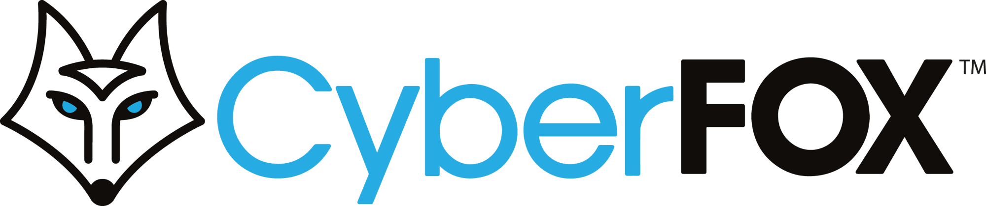 Blue Cyber Black FOX Horizontal