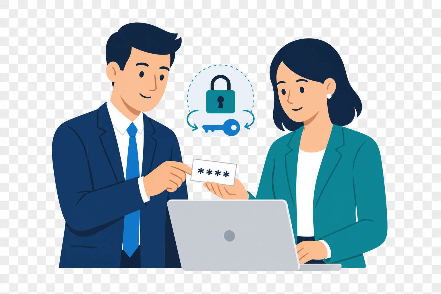 Password Sharing Between Office Colleagues